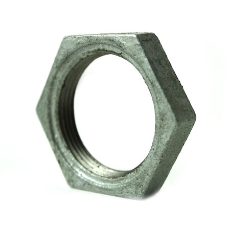Thrifco Plumbing 1-1/2 Inch Galvanized Steel Hex Locknut 5219009